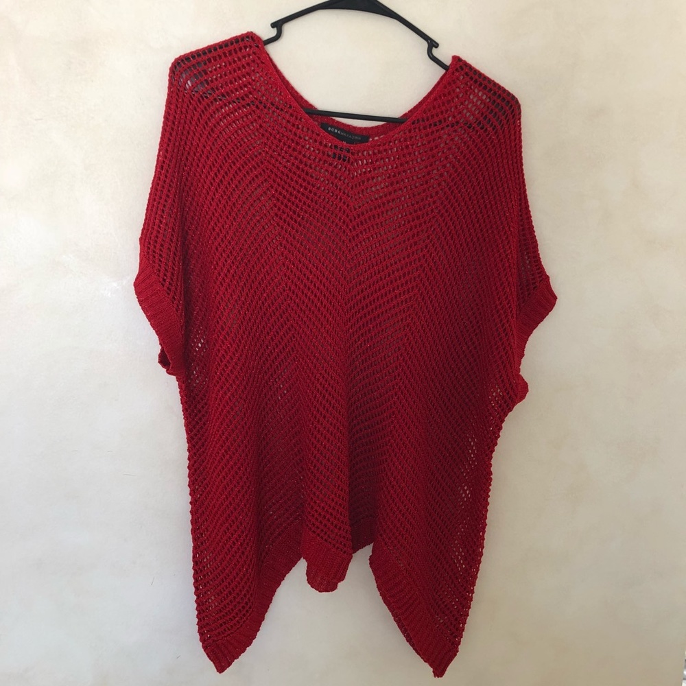 BCBGMAXAZRIA crochet top
